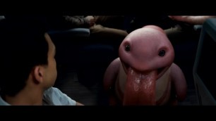 Lickitung giving some amazing tongue to Ditto (Detective Pikachu)