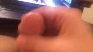 Teen enjoys himself and watches porn!