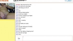 omegle slut plays with herself for me