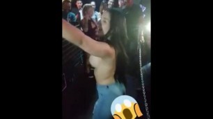 Drunk girl at the disco