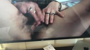 Jerking to Hairy Pussy French Josephine