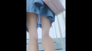 Chinese college student upskirt 16