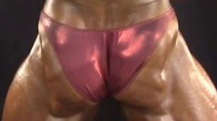 Muscle Mix of hot bodybuilders flexing and posing in their stuffed thongs.