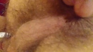 Anus Close up and fingering