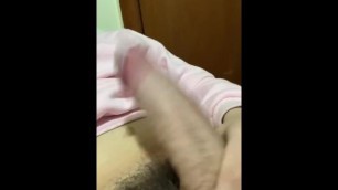Horny 18 year old twink cums all over