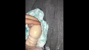 Double dildo 18 inches deep in my ass