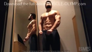 Alpha Musclegod Flexes HUGE Muscles in the Mirror(Trailer 2)
