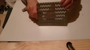CBT - spiked cock squashed with bricks and spikes - pain