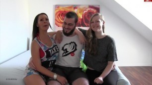 German Mother and Her StepDaughter Threesome