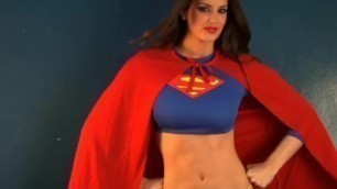 Tiffany Taylor Supergirl photoshoot, SFW, just sexy