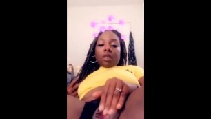 Twitter thot masturbating