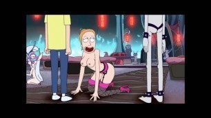 'Rick and Morty' porn parody, updated breasts summer dark nipples
