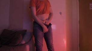 Femboy Striptease in Jeans