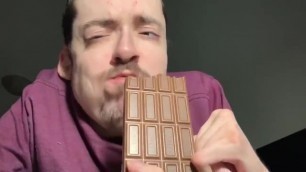 Man has sex with chocolate bar