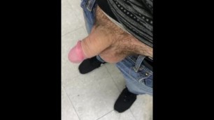 My soft cock at work