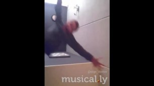 gay dutch boy dancing into camera