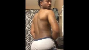 Young Big Black Ass Joe Sandridge showing off Again!!!