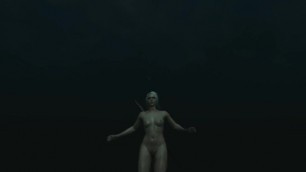 Witcher 3 - Nude Ciri Underwater Night