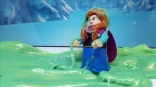 Lego Frozen Anna stuck in slime
