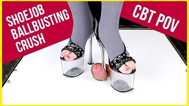 COCKCRUSH COCK BALLS TRAMPLING BALLBUSTING CBT POV high heels shoejob | Era