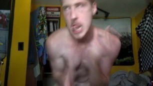 Naked Guy Dancing His Ass Off