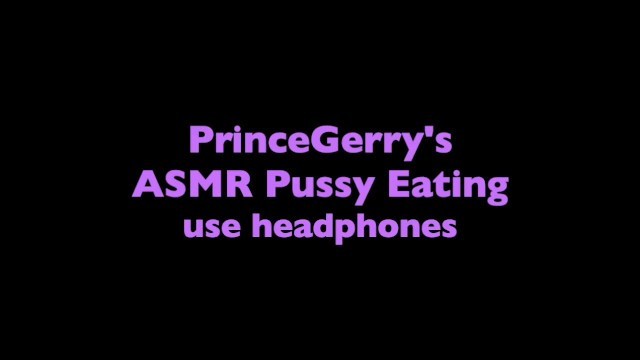 ASMR Pussy Eating - super wet pussy licking, clit sucking (audio only)