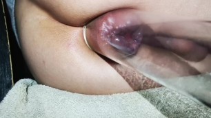 pumping asshole session 2 close up