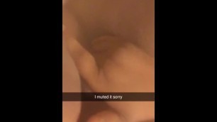 Thick black teen sends me her masturbating on snapchat