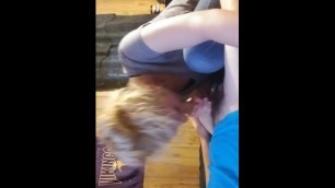 She sucks my dick until I cum in her mouth. Forces her to Deepthroat
