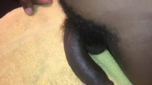 Stroking Oiled Up BBC With Cumshot