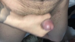 Teen boy jerking off his barely legal dick