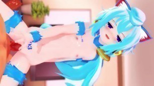 Hacka Doll No.3 Fucked in the Ass (Hentai Trap)