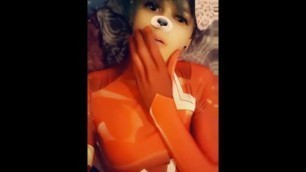 02 cosplay Femboy twink touching himself