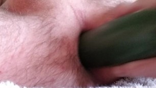 Fucking my Ass with a Cucumber