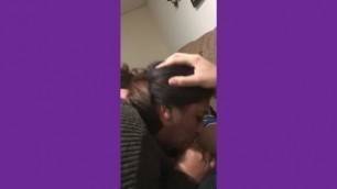 Trying to secretly record her sucking me off