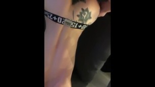 White tattoed ass getting fucked