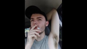 Smoking in a hot car