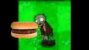 PvZ Zombie eating Hamburger *1 hour* (ASMR)