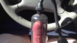 Cock pump in car