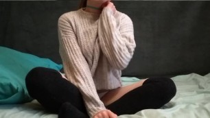 Sex with my girlfriend student from uni. Groans when I go deep