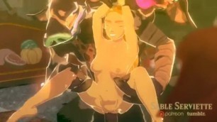 Hentai Zelda #1 : Zelda pris en Gang Bang