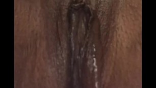 Ghetto Ebony Milf Plays With Oily Pussy And Cums