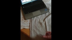 Masturbating while watching "porn