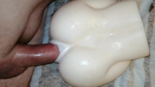Fucking my toy pussy with creampie different positions