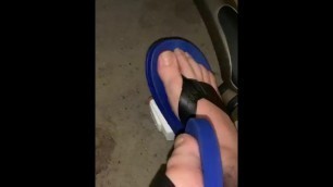 Trampling squishy in blue flip flops!!!! Any requests?