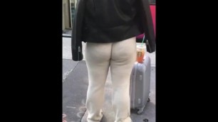 Incredible Big jiggly ass Waiting train