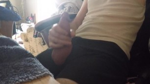 Stroking my average 7.5 inch cock - Xtended Cut