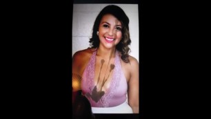 cum tribute for Latina teen cutie Dana in revealing prom dress