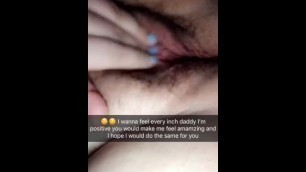 bbw teen rubs wet pussy!!