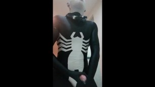 VENOM COSTUME WITH LATEX MASK IN MEXICO CITY